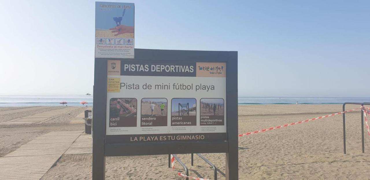 Casa 1ª Linea Paseo Maritimo Torre Del Mar Apartman Kültér fotó